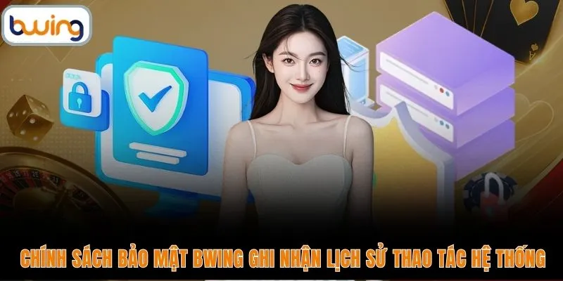 Chính sách bảo mật BWING ghi nhận lịch sử thao tác hệ thống